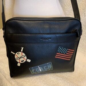 Coach Charles Messenger Bag w/American Dreaming Patches